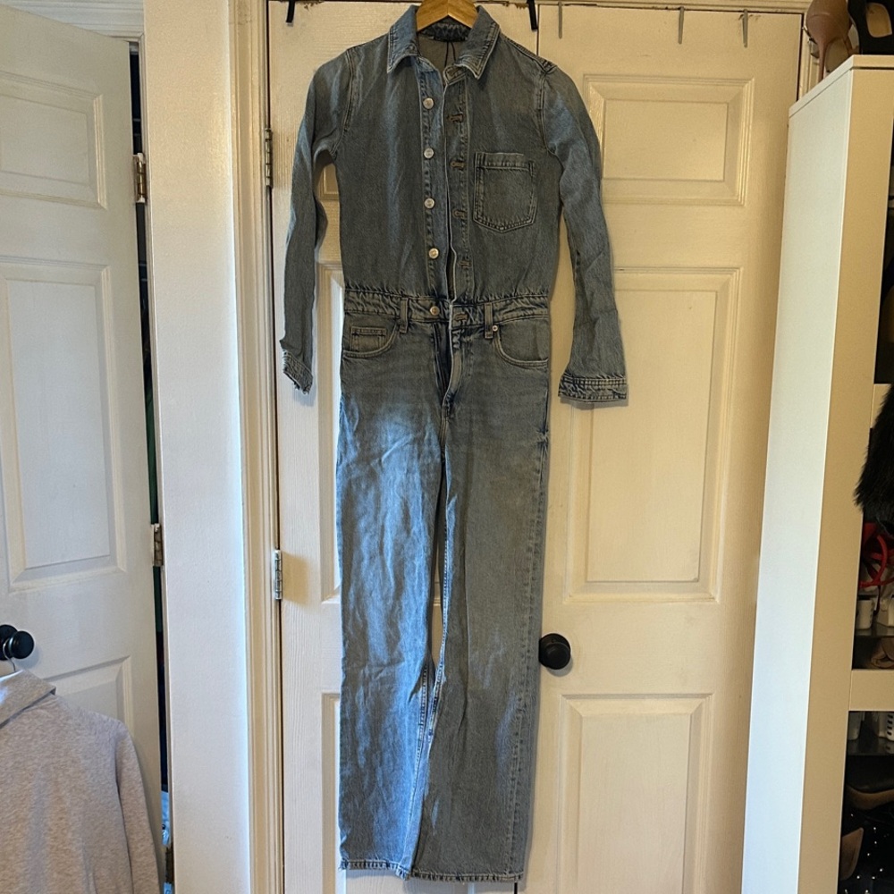 Zara Blue Denim Jumper